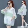 Sun-protective clothing for girls, sun-protective clothing, light jackets, sun-protective shirts, UV protection, new summer styles, hooded, versatile and stylish details Picture
